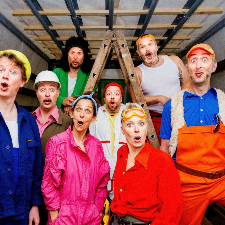 Das Ensemble vom Vollplaybacktheater