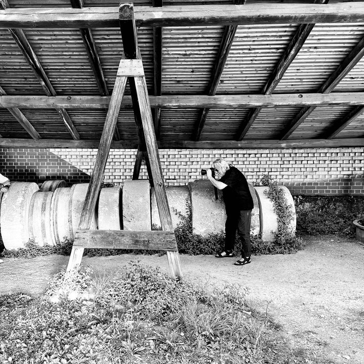 Fotograf Chris Meier bei der Arbeit