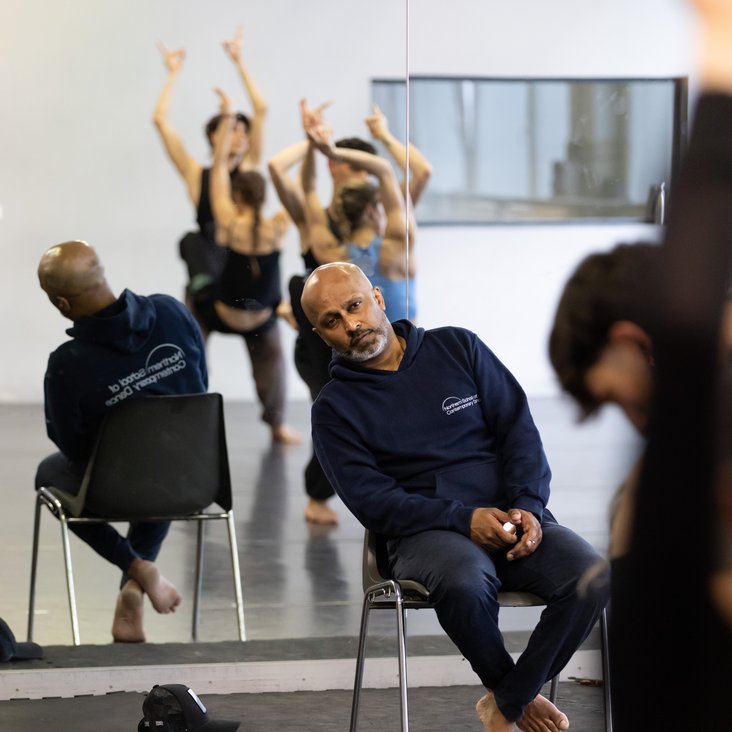 Die Gauthier Dance JUNIORS bei den Proben mit Akram Khan