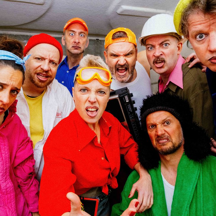 Das Ensemble vom Vollplaybacktheater