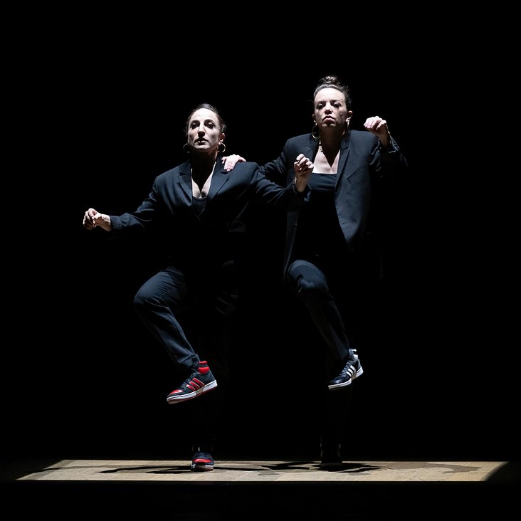 Dancers performing The Center Will Not Hold